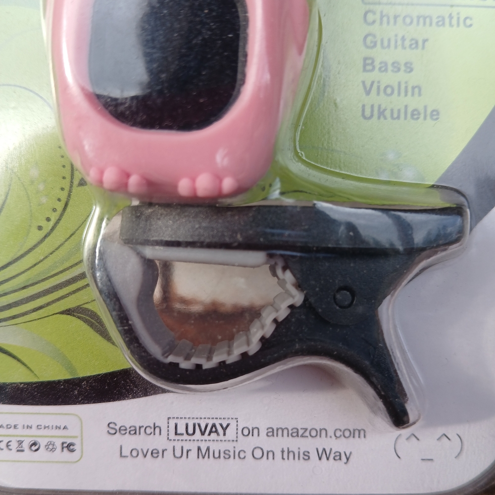 Pink Owl Tuner Instrument Bass Guitar Ukelele Violin Discontinued Rare Retired - Picture 3 of 5